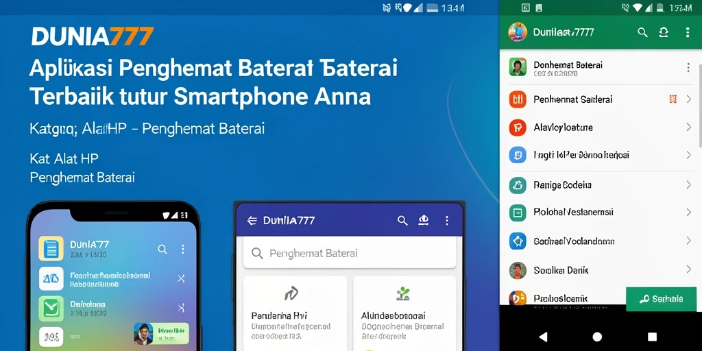 Tampilan antarmuka DUNIA777 yang sederhana dan informatif.