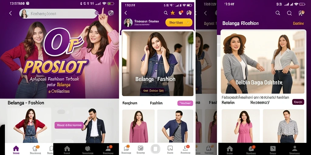 Screenshot tampilan antarmuka aplikasi PROSLOT yang menarik dan mudah digunakan.