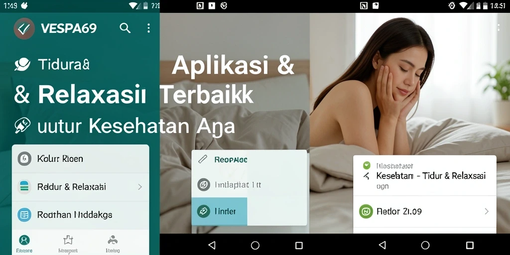 Antarmuka VESPA69 yang menenangkan dan memudahkan penggunaan fitur tidur.