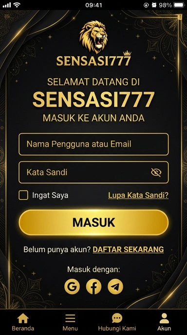 Masuk Akun Sensasi777: Panduan Lengkap